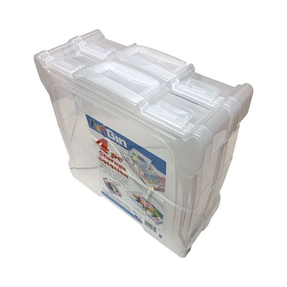 ArtBin 4-Piece Storage Solutions Set, 2 Large Satchels and 2 Smaller Cases - Picture 2 of 3